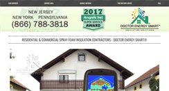 Desktop Screenshot of njsprayfoaminsulation.com